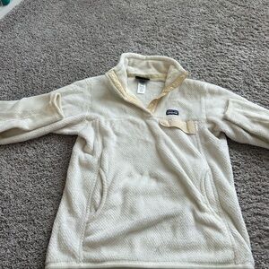 Patagonia Cream Snap Fleece
